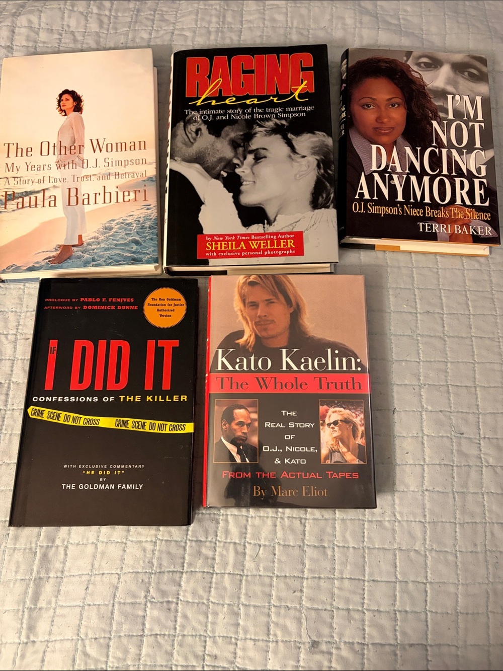 Assorted True Crime Book Set - Multicolor Covers